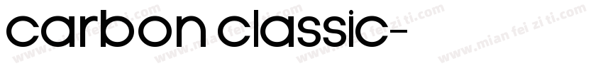 Carbon Classic字体转换